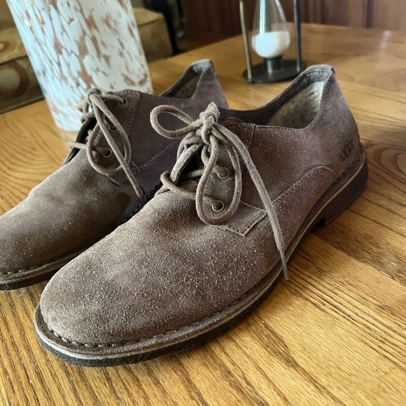 Ugg Shoes Mens 10 Oxford Lace Up Leather Tan main image 11